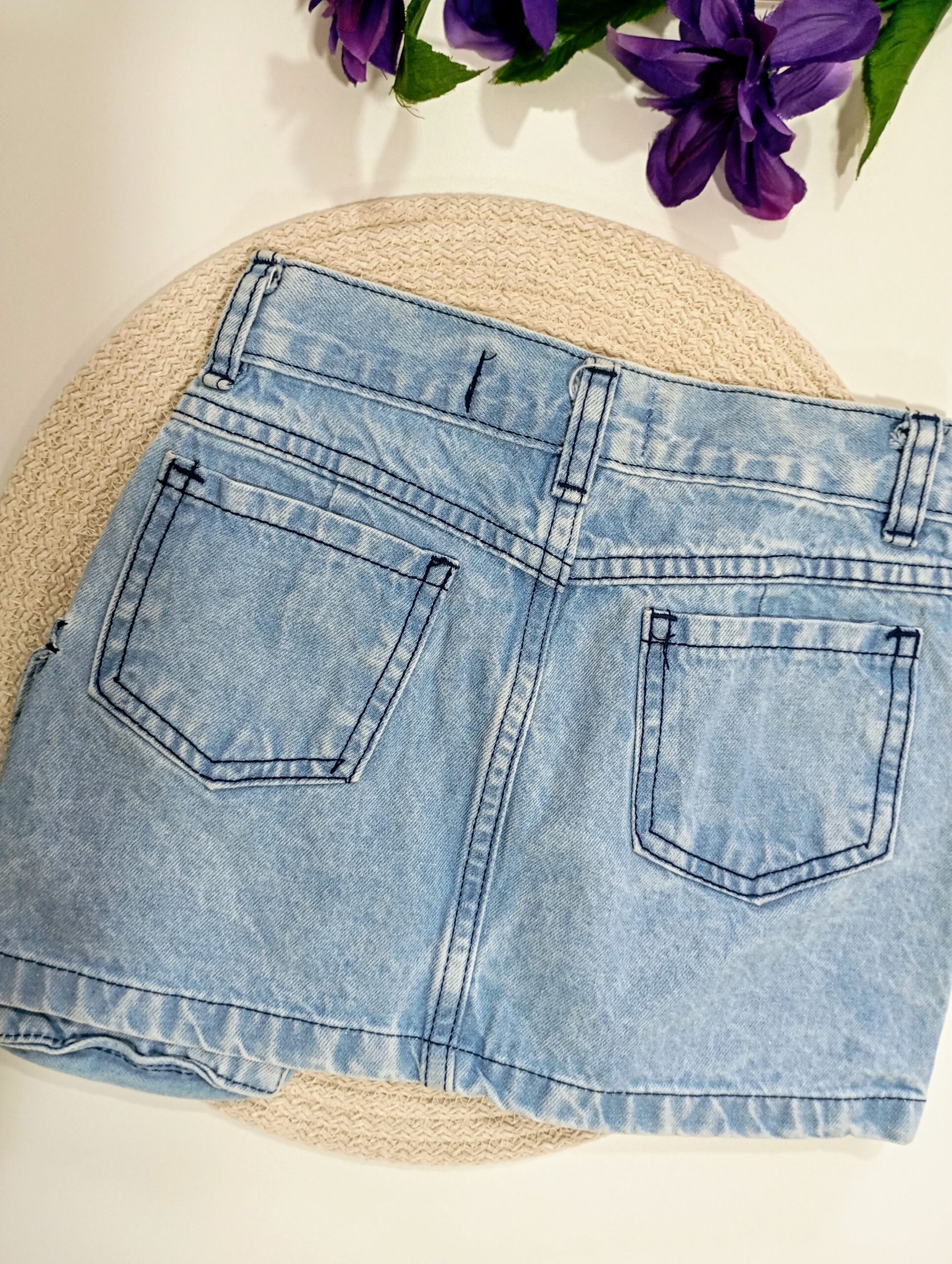 Pollera Cargo Con Brillos - Image 2