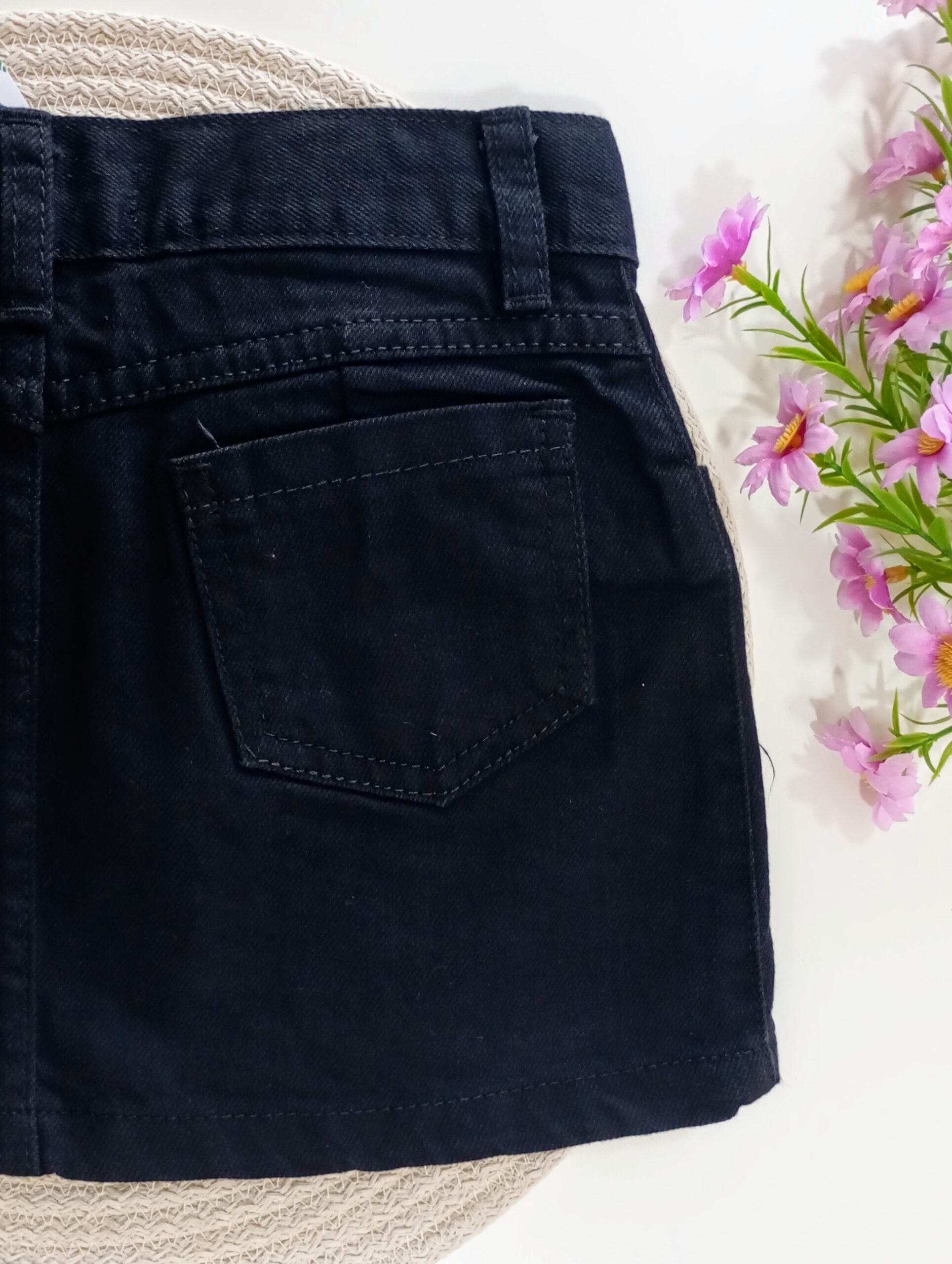 Pollera Cargo Clasica Negra - Image 3