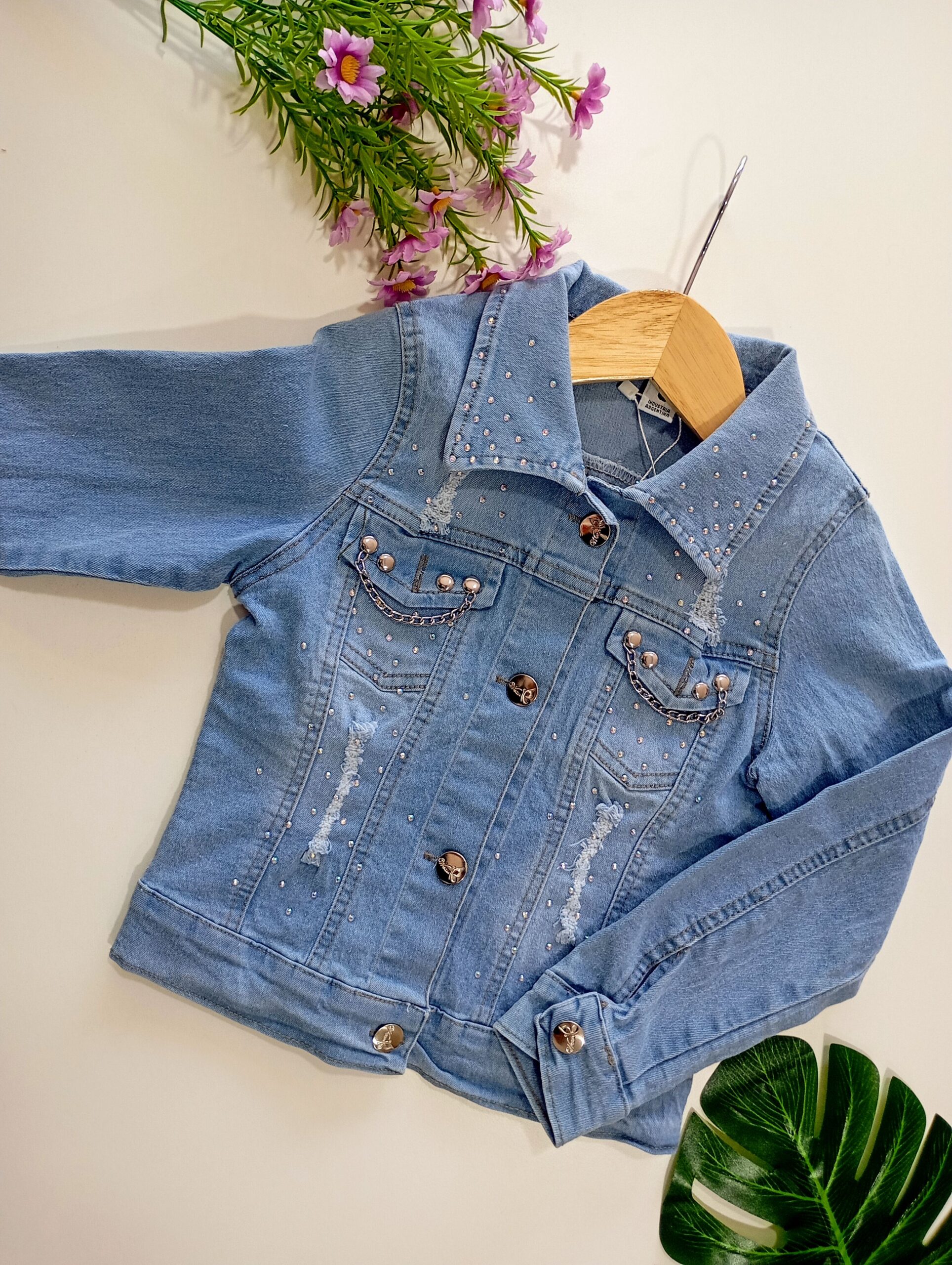 Campera Denim Elastizada