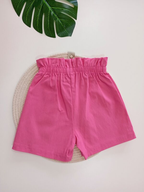 Short Bengalina Con Moño Rosa - Image 2