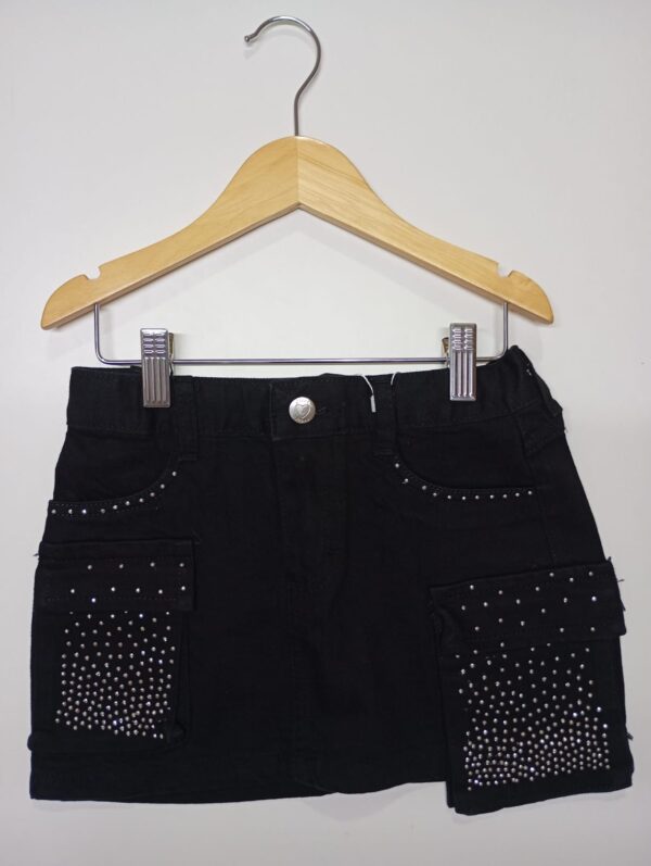 Pollera Cargo Con Brillos
