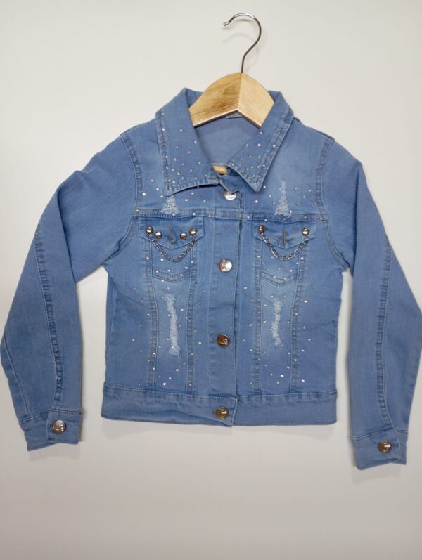 Campera Denim Elastizada