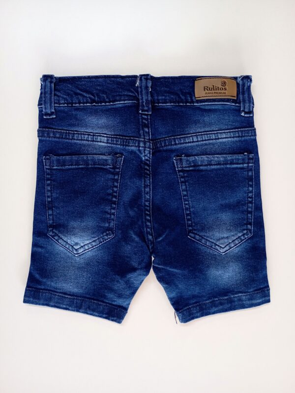 Bermuda Jeans Desgaste Azul - Image 2