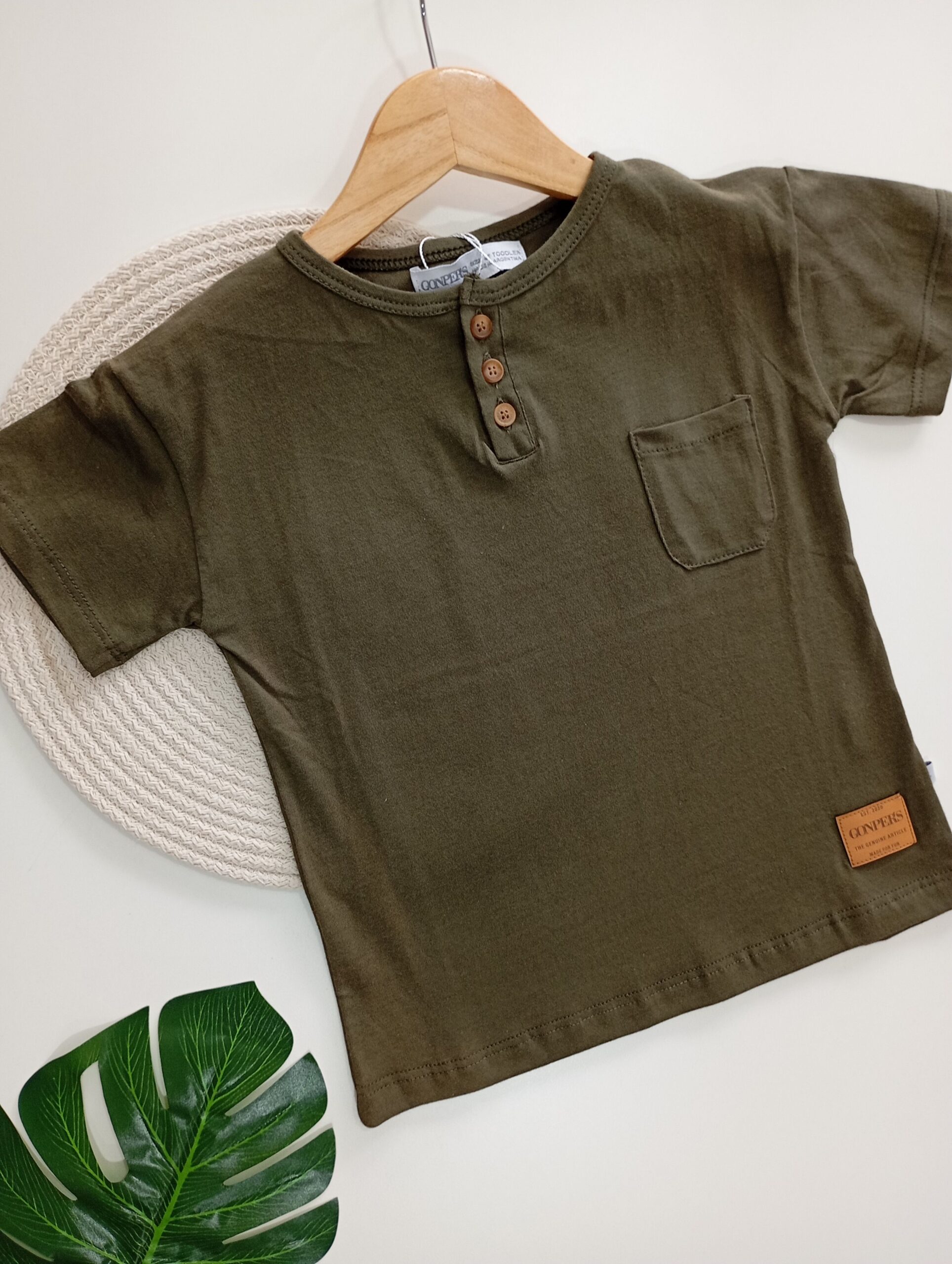 Remera Boston Verde Oliva