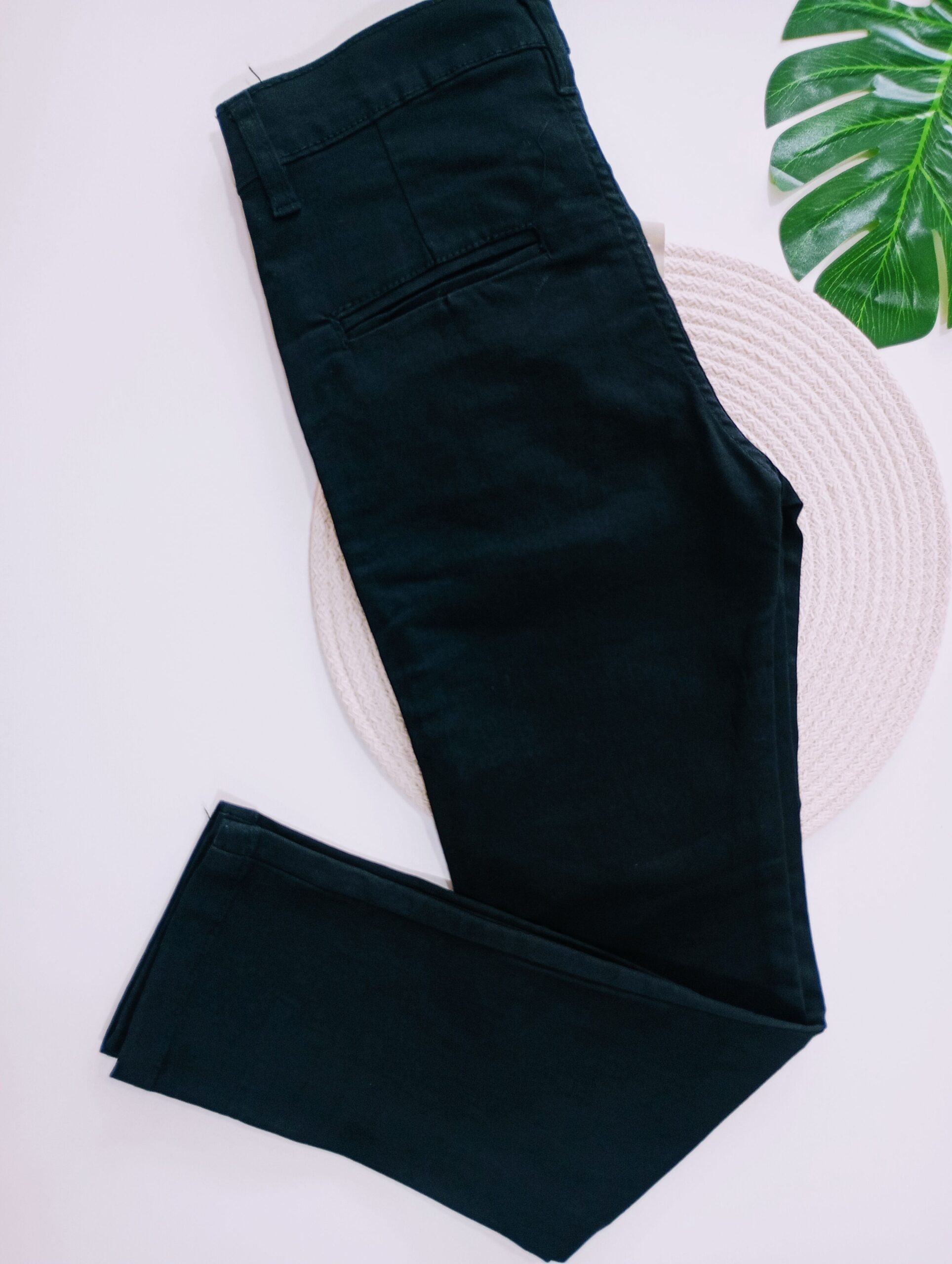 Pantalon Corte Chino Negro - Image 3