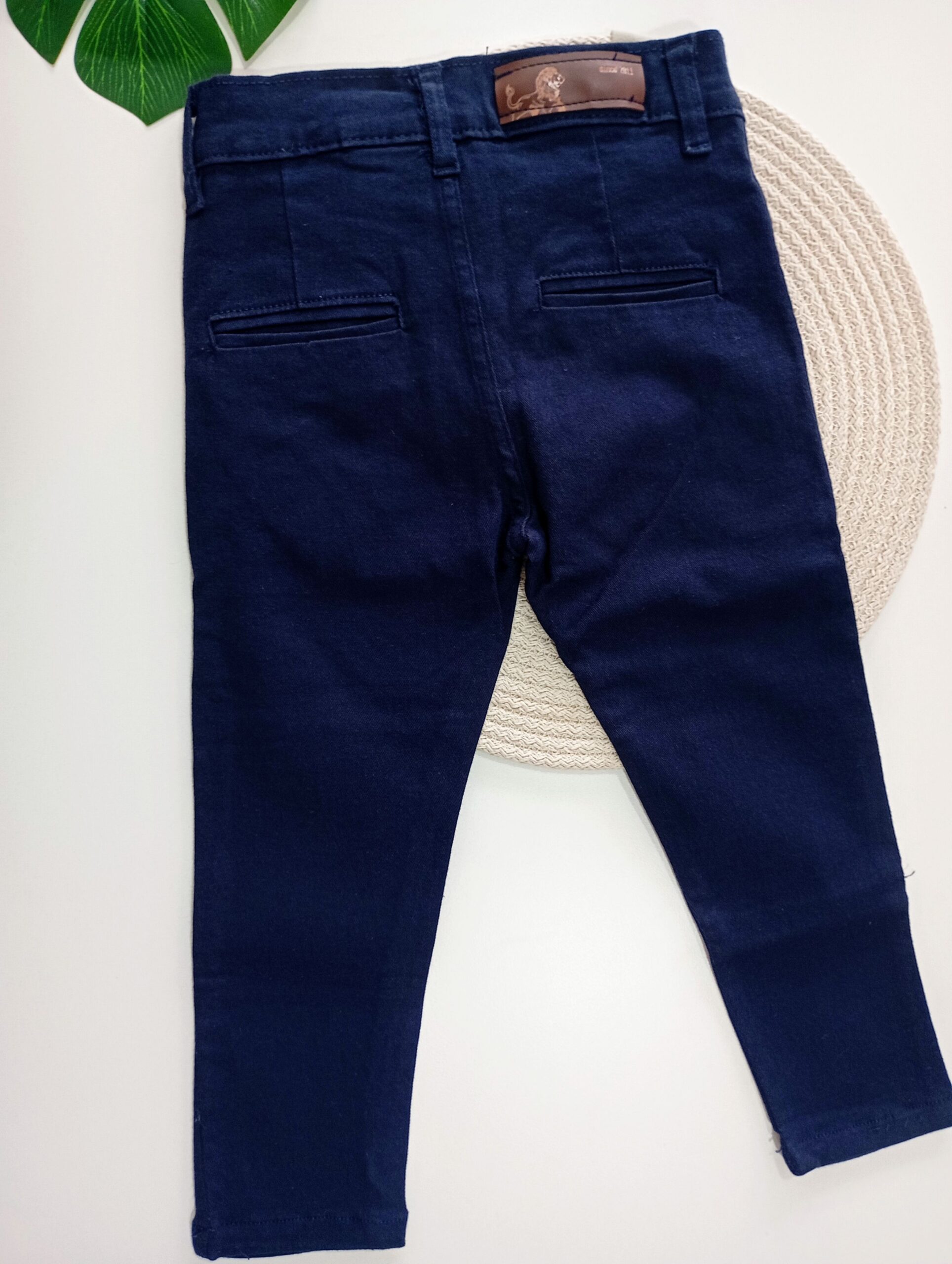Pantalon Corte Chino Azul - Image 2