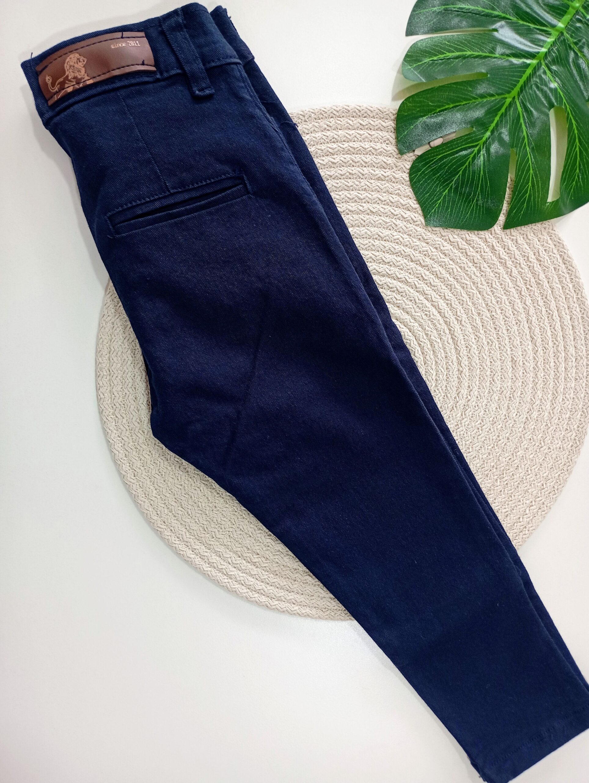 Pantalon Corte Chino Azul - Image 3