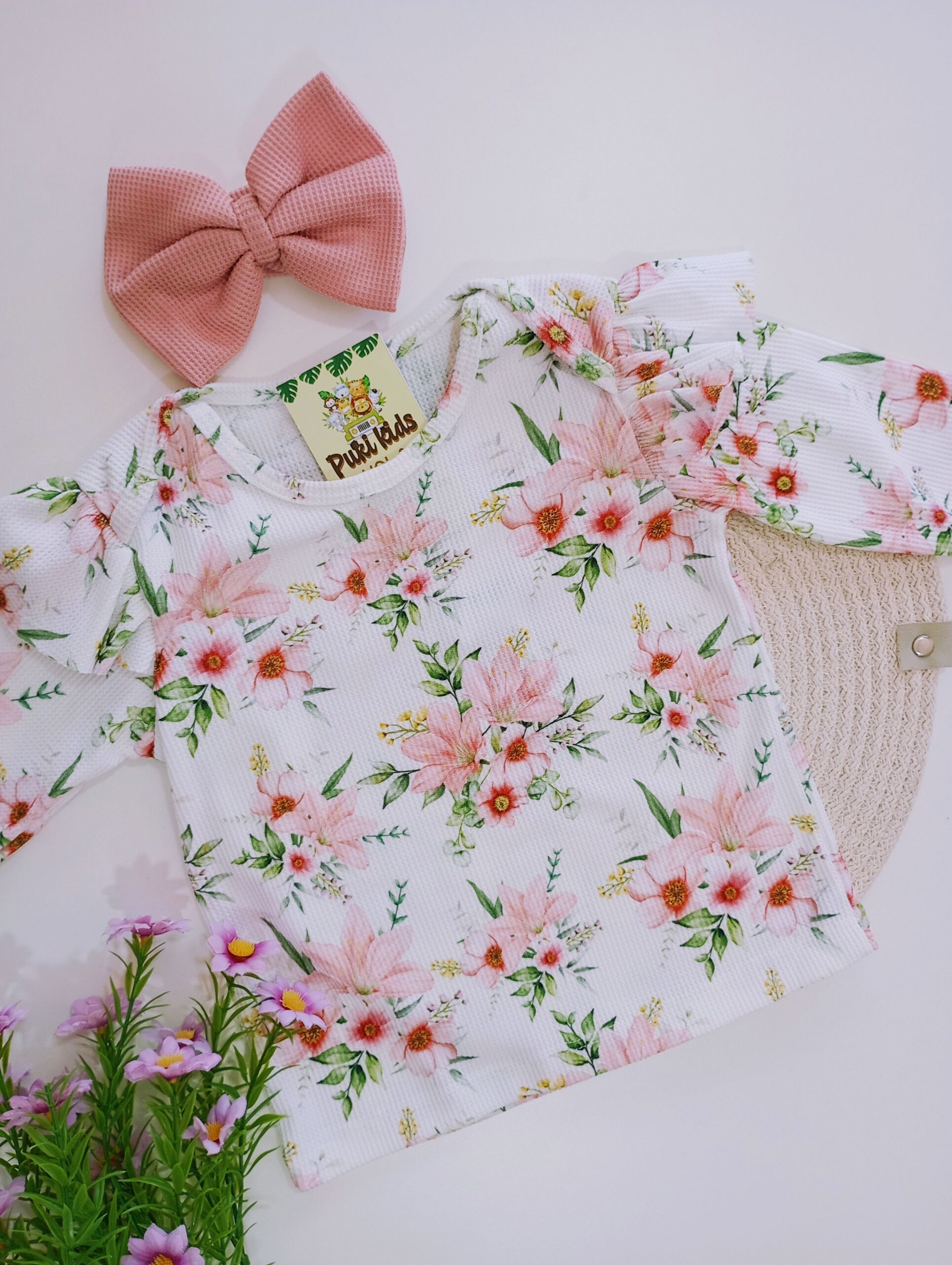 Remera Floreada (Mangas Larga)