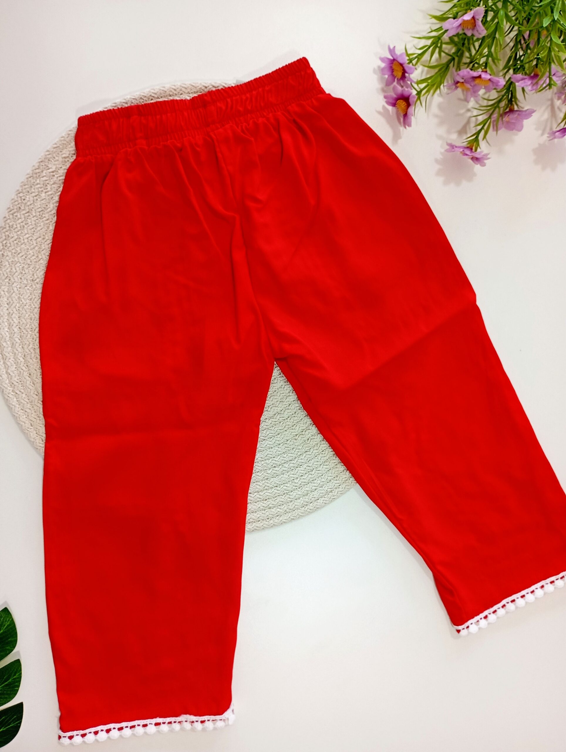 Pantalon Lino Rojo - Image 2