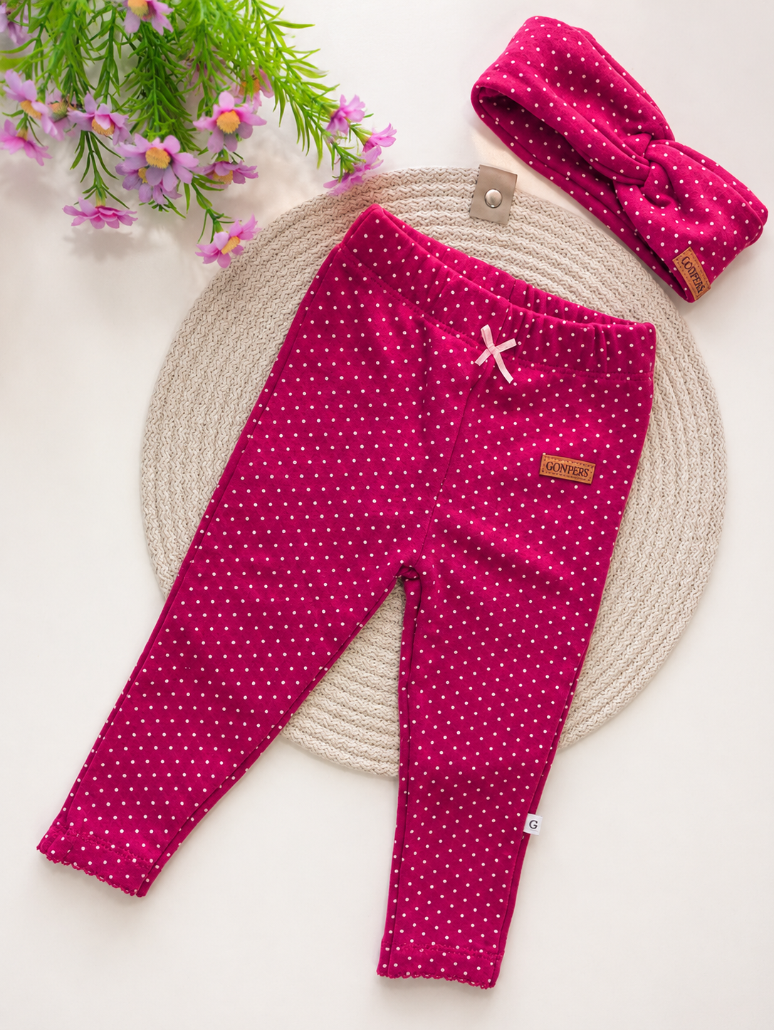 Calza Fucsia + Vincha