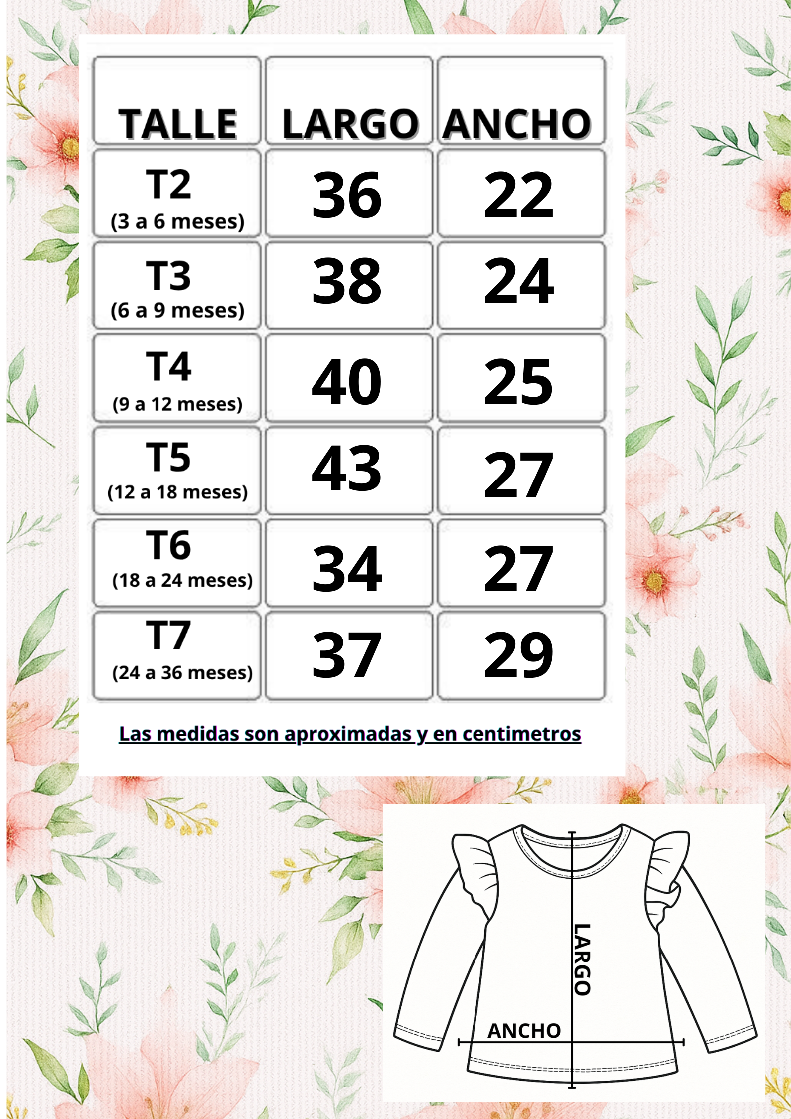 Remera Floreada (Mangas Larga) - Image 4