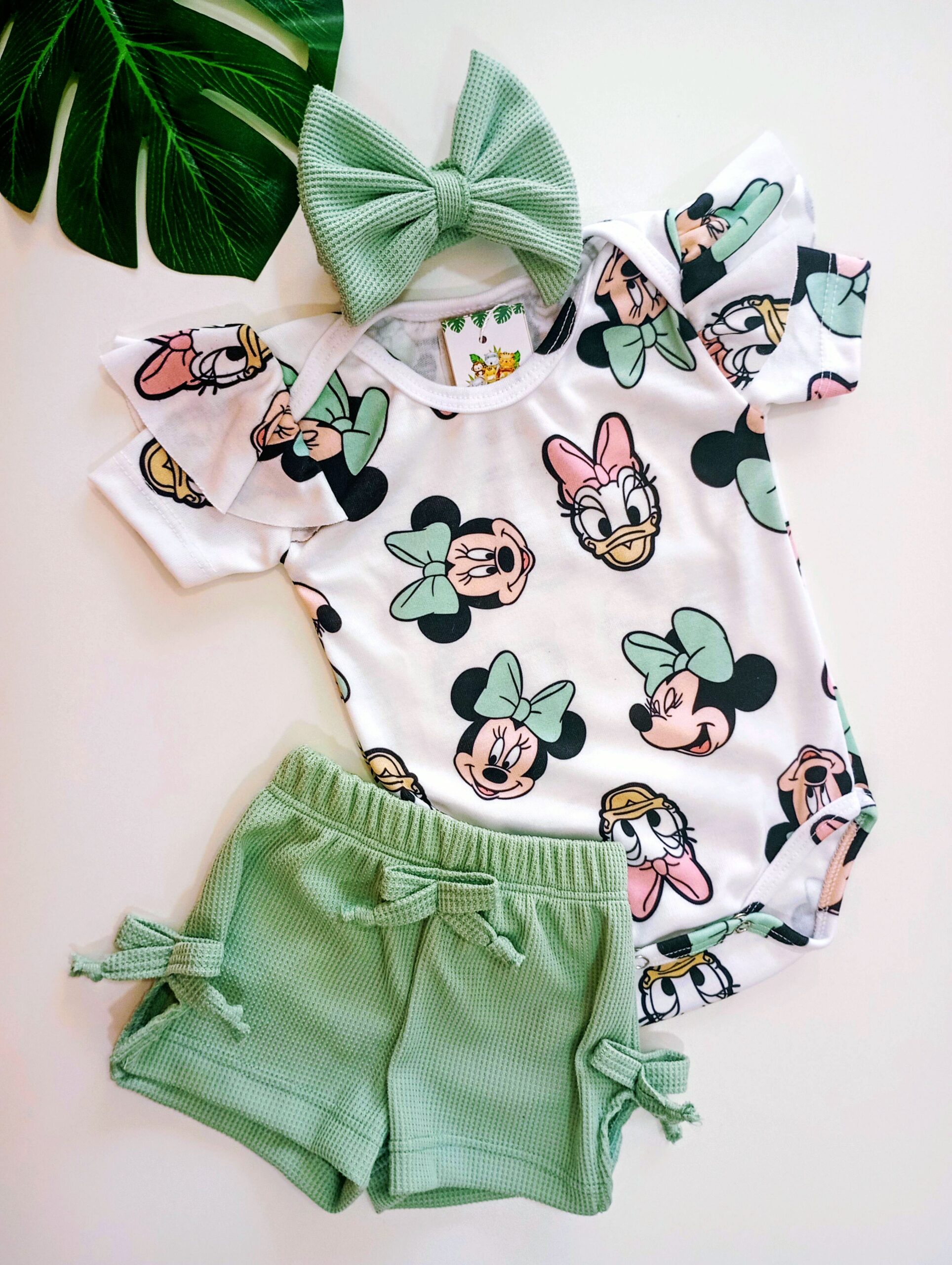 Conjunto Trio Minnie Aqua