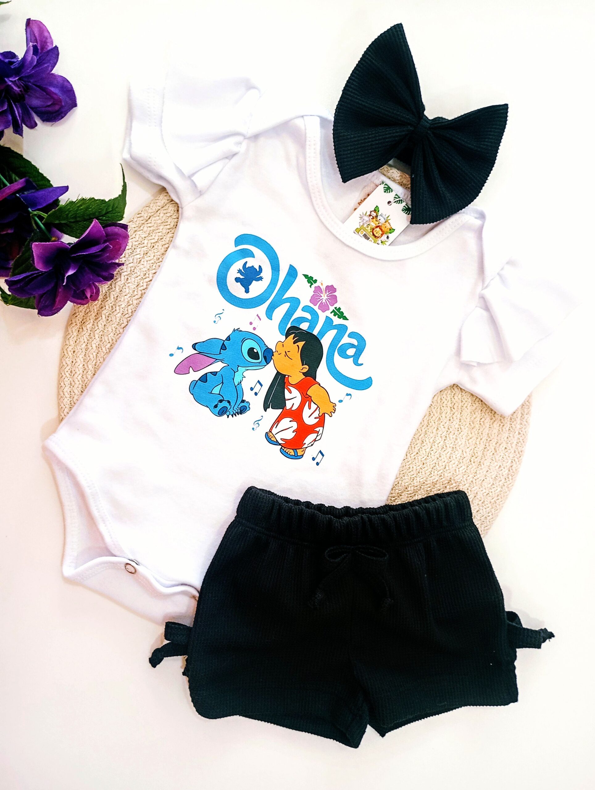 Conjunto Trio Lilo y Stitch